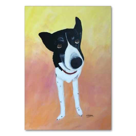 Liefdevol, bijwoord, hond thema lezing flashcards kaart (Voorkant)