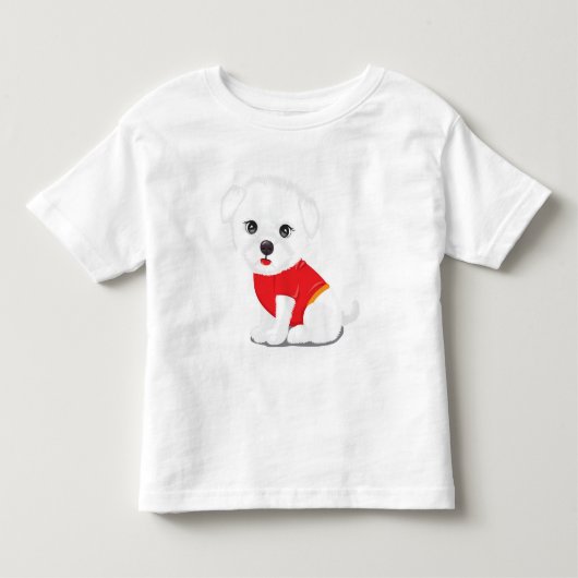 liefdevol doggie, purp kinder shirts (Voorkant)
