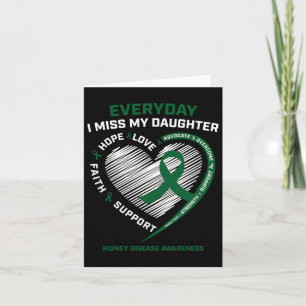 Liefdevol Geschenk voor Verloren Dochter Nierziekt Kaart