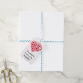 Liefdevol, Handgemaakt door: Cadeaulabel (Met Touw)