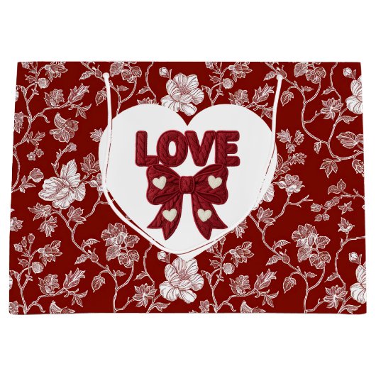 Liefdevol Hart  Groot Cadeauzakje (Voorkant)