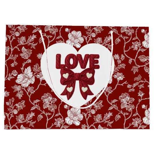 Liefdevol Hart  Groot Cadeauzakje (Achterkant)