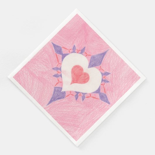 Liefdevol Hart Servet (Hoek)