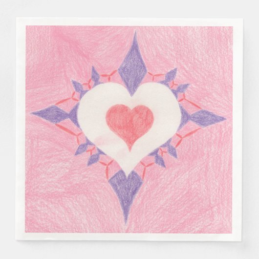 Liefdevol Hart Servet (Voorkant)