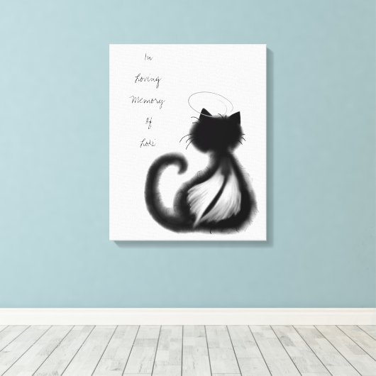 Liefdevol Herinneringscanvasprint Canvas Afdruk (Insitu (Houten vloer))