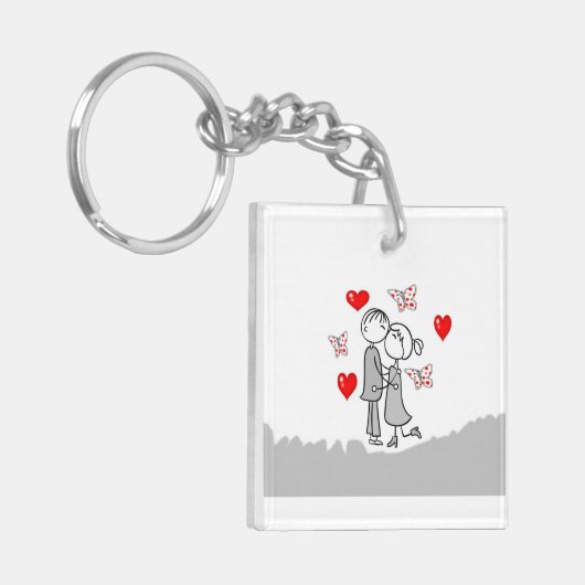 **LIEFDEVOL KOPPEL** SLEUTELHANGER (Voorkant Links)