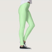 Liefdevol Licht Groen Organisch Unieke Vlammen Leggings (Rechts)