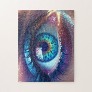 Liefdevol oog van diepe wijsheid legpuzzel