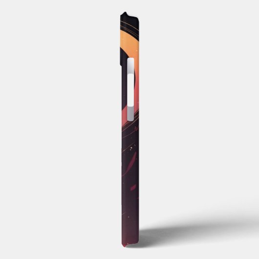 Liefdevol paar illustratie kunst iPhone case ontwe (Achterkant / Links)