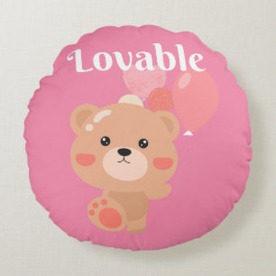 Liefdevol rond kussen