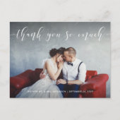 Liefdevol script | Bedankt met foto Briefkaart (Voorkant)