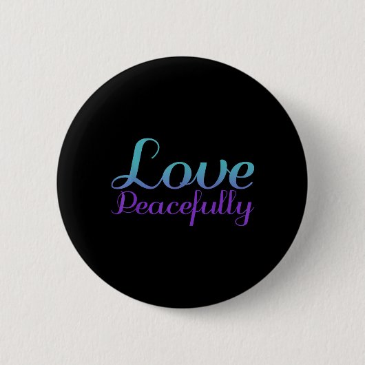 Liefdevol Voorkomen Ronde Button 5,7 Cm (Voorkant)