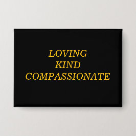 Liefdevol vriendelijk meelevend button