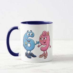 Liefdevolle 69 mok - volwassenen grap cadeau