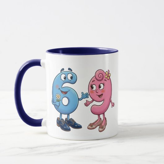 Liefdevolle 69 mok - volwassenen grap cadeau (Links)