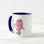 Liefdevolle 69 mok - volwassenen grap cadeau (Voorkant links)
