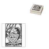 LIEFDEVOLLE BESCHERMENGEL, BEGRAAFPLAATS RIP RUBBE RUBBERSTEMPEL (Gestempeld)