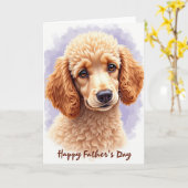 Liefdevolle blik Vaderdag kaart (Gele Bloem)