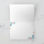 Liefdevolle Bloemen & Foliage Pet Paw Print Patroo Kaart (Binnen)