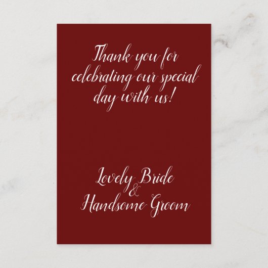 Liefdevolle Bloemendetails Kaart (Achterkant)