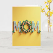 Liefdevolle bloemige briefkaart (Gele Bloem)