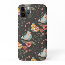 Liefdevolle Boho Vogels Bloemmotief