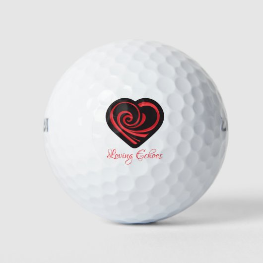 Liefdevolle echo's golfballen (Voorkant)