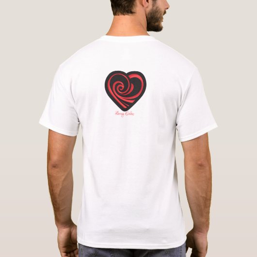 Liefdevolle echo's t-shirt (Achterkant)