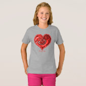 Liefdevolle echo's t-shirt (Voorkant volledig)
