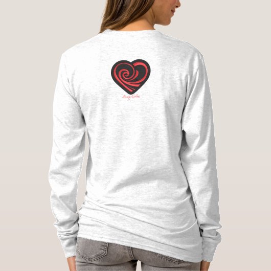 Liefdevolle echo's t-shirt (Achterkant)