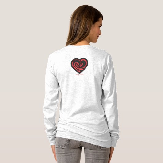 Liefdevolle echo's t-shirt (Achterkant volledig)