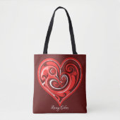 Liefdevolle echo's tote bag (Voorkant)