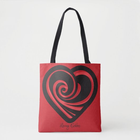 Liefdevolle echo's tote bag (Voorkant)