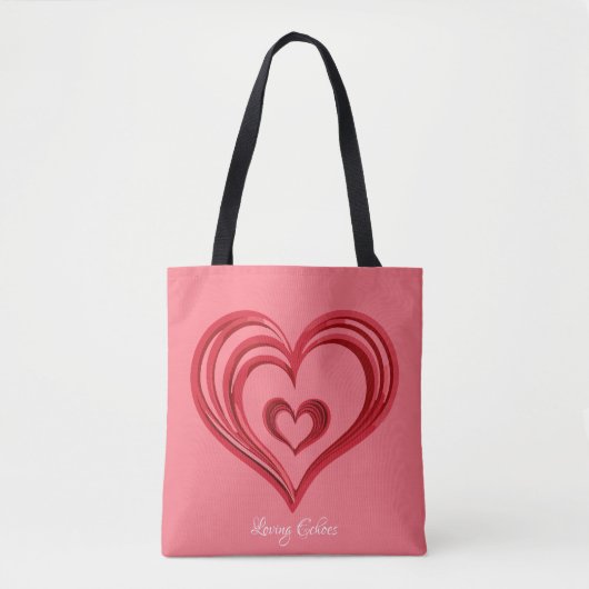 Liefdevolle echo's tote bag (Voorkant)