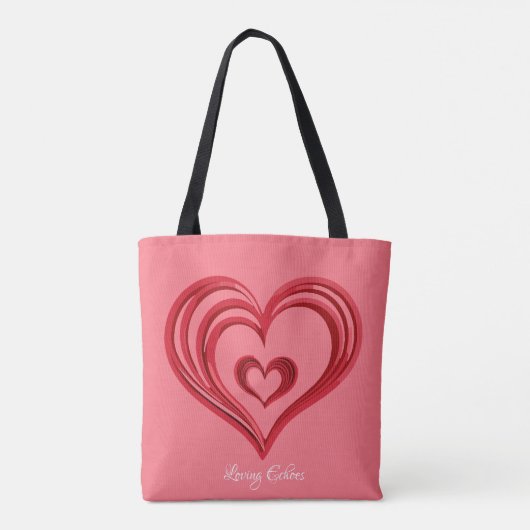 Liefdevolle echo's tote bag (Achterkant)