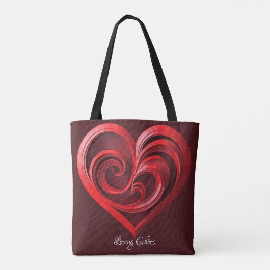 Liefdevolle echo's tote bag (Achterkant)