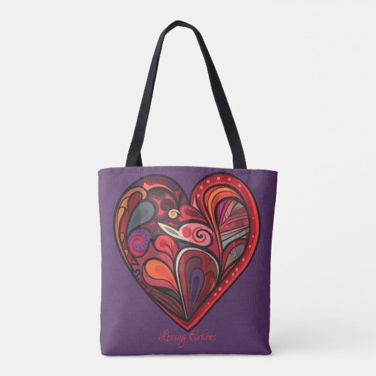 Liefdevolle echo's tote bag (Achterkant)