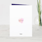 Liefdevolle en bloeiende, verjaardagswensen Kaart (Achterkant)