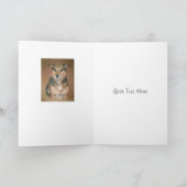 Liefdevolle en originele hond sympathie gedicht kaart (Binnen)