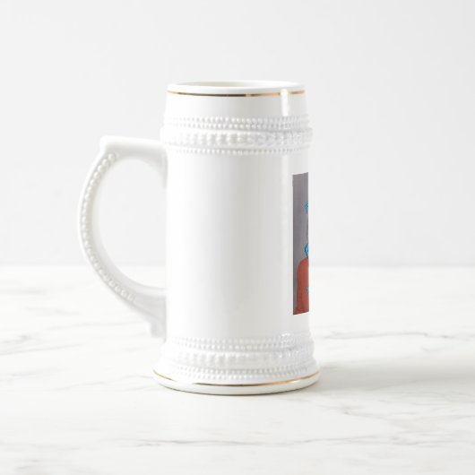 Liefdevolle familie foto 🍻 Cool Sjabloon Bierpul (Links)