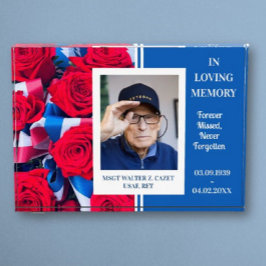 Liefdevolle Geheugen Veteraan/Geliefde Fotoblokken