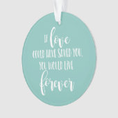 Liefdevolle Geheugenfoto Pet Memorial Kerstboom Ornament (voorkant)