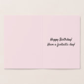 Liefdevolle Gold Foil 90th Birthday Wenskaart Folie Kaarten (Binnen)