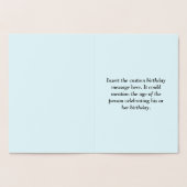 Liefdevolle goudfolie 29e verjaardag Wenskaart Folie Kaarten (Binnen)