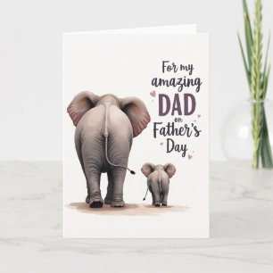 Liefdevolle Grijze Vaderkaart Kaart