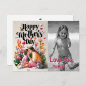 *~* Liefdevolle grillige Moederdag Foto AP72 Feestdagenkaart (Voorkant / Achterkant)
