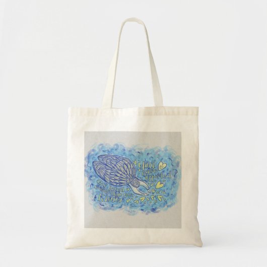 Liefdevolle Guardian Angel Art Canvas tas (Voorkant)