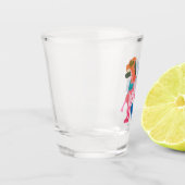 Liefdevolle Hart Dog Argentijnse Reuzenhond Shot Glas (Links)