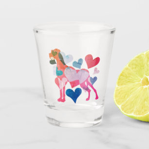 Liefdevolle Hart Dog Argentijnse Reuzenhond Shot Glas