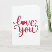 Liefdevolle Hart Kaart (Voorkant)